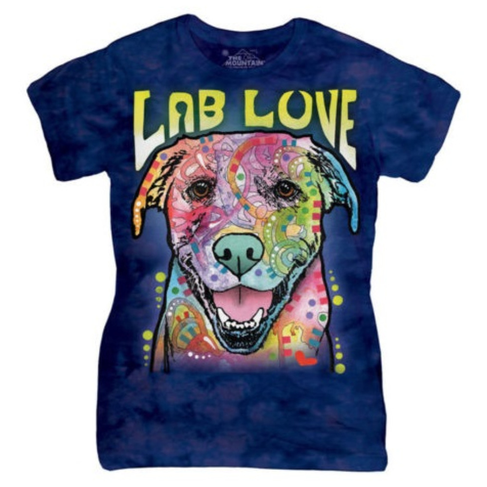 Nwot The Mountain Lab Luv Ladies Graphic Tee